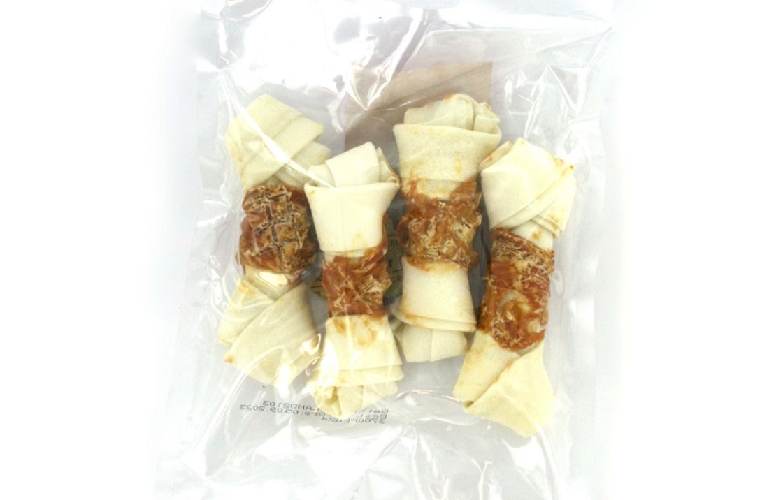 White Knot With Chicken 11cm 4 Pcs.