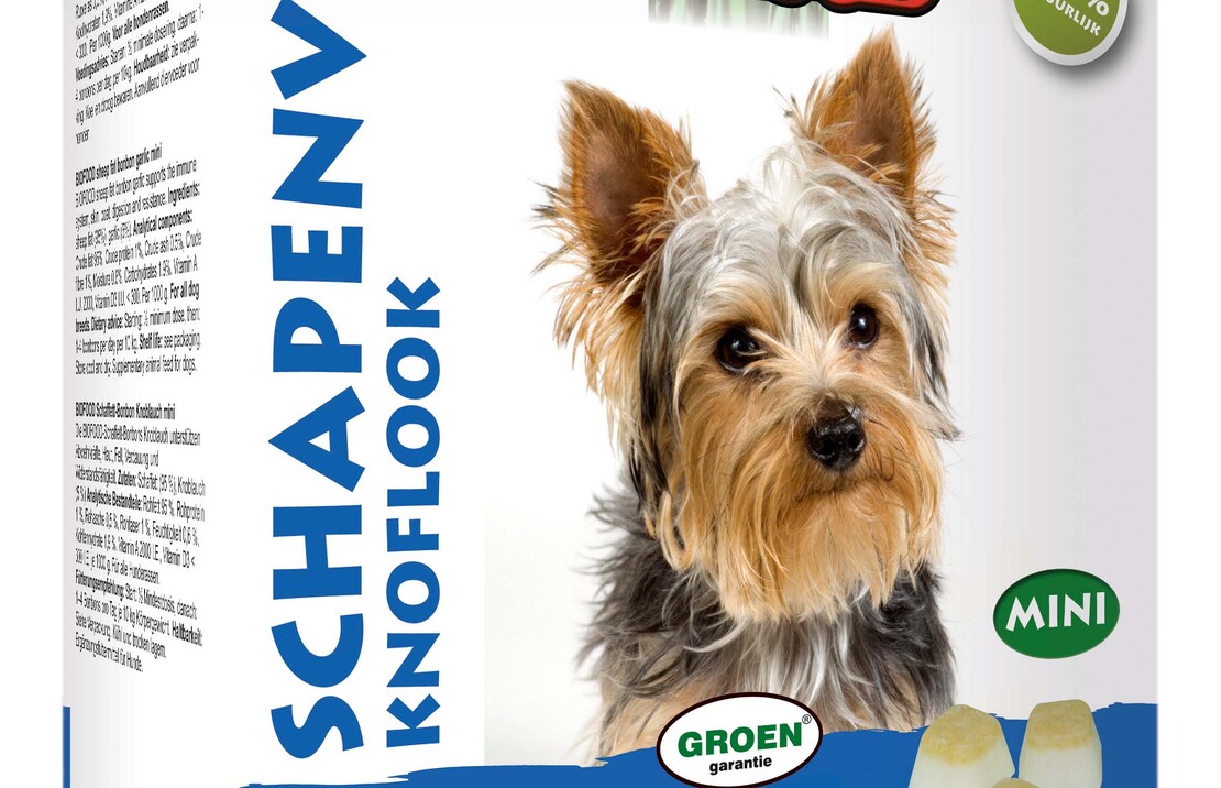 Biofood Schapenvetbl. Knoflook 80st