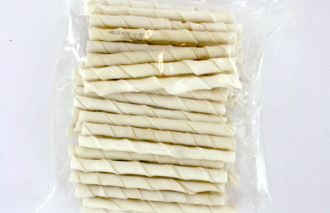 White Twirl Stick 9/10 Mm 100 Pcs.