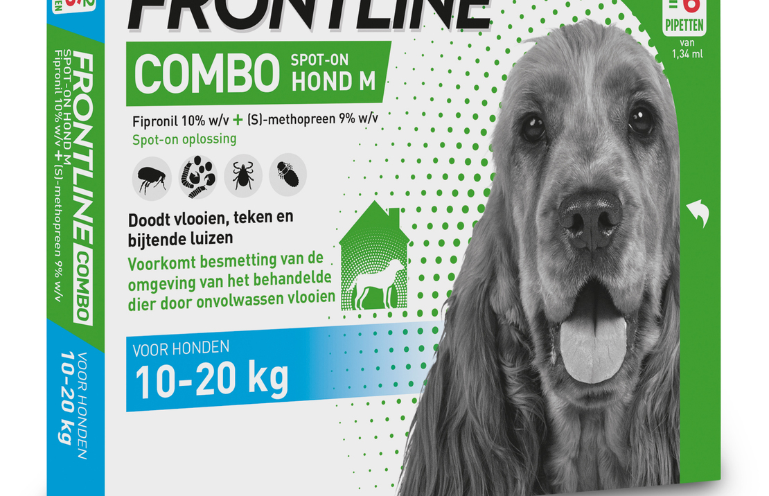 Frontline Combo Hond M 10-20kg 4+2pip
