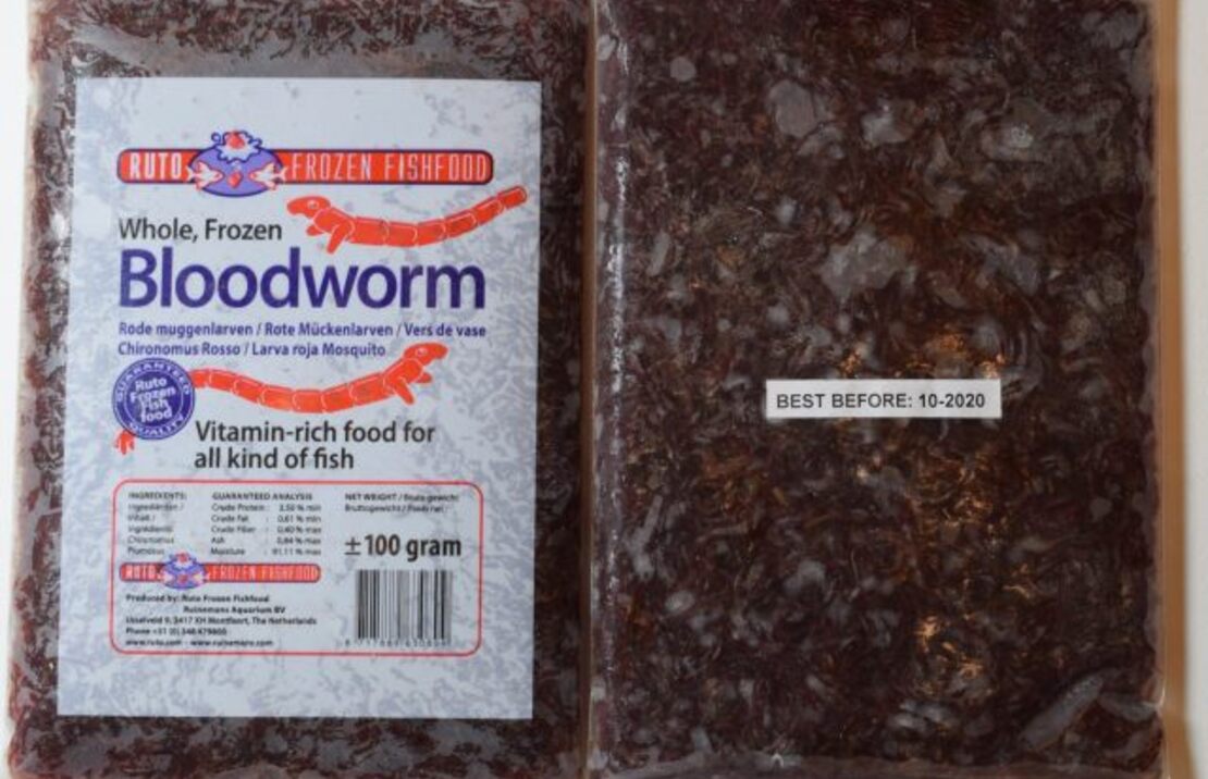 Larve De Moustiques Rouge 100 Gr. Flatpa