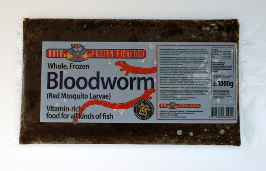 Larve De Moustiques Rouge 1000 Gr. Flatp