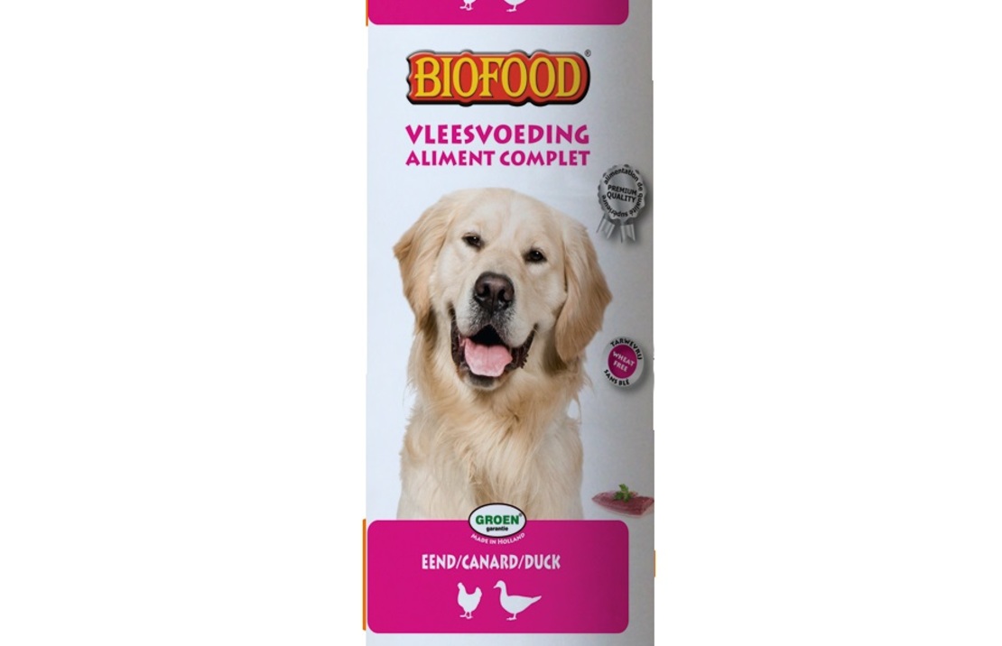 Biofood Vleesvoeding Eend 800g