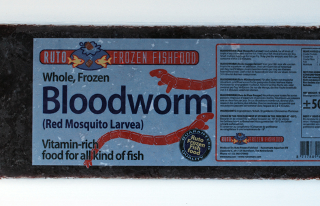 Larve De Moustiques Rouge 500 Gr. Flatpa